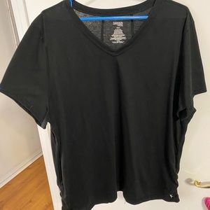3X Danskin basic black Tee tshirt